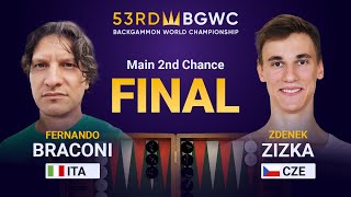 53rd Backgammon World Championship  Main  Second Chance Final [upl. by Suhpesoj]