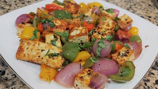 Grilled Paneer Salad for Weight Loss  Cottage cheese salad  Tastes with Suman [upl. by Asseneg]