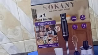 MUST HAVE This Sokany 4 in 1 hand Blender  BIG SAVE [upl. by Bernadene]