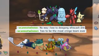 THIS IS WHY YOU DONT UNDERESTIMATE LOW TIER MONO WATER TROLL ON POKEMON SHOWDOWN [upl. by Ohploda]