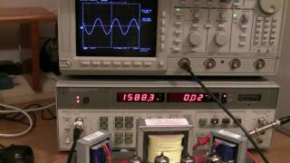 Audio Enthusiasts and Engineers AEE K502 Tube Amp Testing [upl. by Doowle]