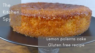 Lemon polenta cake  Gluten free  cook with me [upl. by Terrill335]