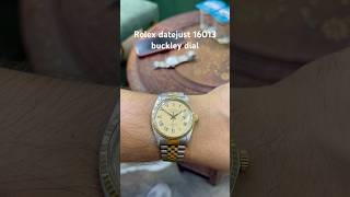 Rolex datejust 16013 buckley dial watch rolex wristwatch vintage istanbul buckley shorts [upl. by Gerhan]