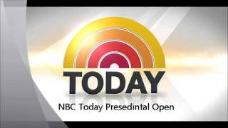 NBC Today Presedintal Open [upl. by Platas]