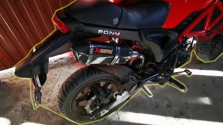 Motorynka romet pony 50 wydech akrapovic [upl. by Eelanaj]