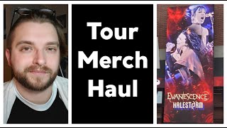 Evanescence amp Halestorm  Tour Merchandise Haul [upl. by Hallock265]