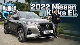 2022 Nissan Kicks EL review Basevariant hybrid crossover tested  Top Gear Philippines [upl. by Nertie74]