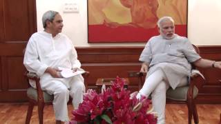 Odisha CM Naveen Patnaik calls on PM [upl. by Cyrillus]