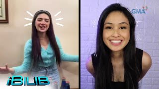 iBilib Ella Cristofani and Crystal Paras take on the ‘Kaldero Balance Challenge’ [upl. by Nosnor]