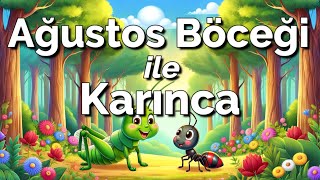 AĞUSTOS BÖCEĞİ İLE KARINCA  THE CICADA AND THE ANT  FAIRYTALE [upl. by Lledra]