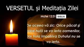 Versetul si Meditatia zilei de 28 Octombrie  slujitor Dani [upl. by Etnovert1]