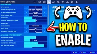 Fortnites NEW Gyro Aiming Controls 🎮 How To Enable [upl. by Gae]