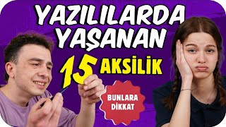 YAZILILARDA YAŞANAN 15 ŞANSSIZ DURUM 😨 [upl. by Eiveneg]