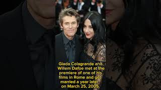 Hollywoods Unforgettable Couple WILLEM DAFOE AND GIADA COLAGRANDE shorts viral [upl. by Keung]