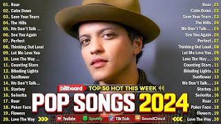 Top 100 Pop Songs  Maroon 5 Ed Sheeran Selena Gomez Adele The Weeknd Dua Lipa [upl. by Auerbach818]