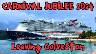 Boarding the Carnival Jubilee  Galveston Texas  2024 [upl. by Eden]