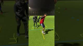 Explosive Agility Training For Footballers⚽agility footballersagilityworkout soccer footballer [upl. by Thornie]