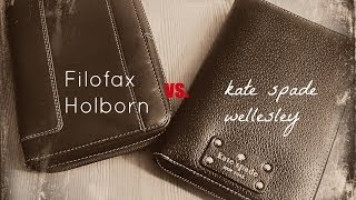 Filofax Holborn vs Kate Spade Wellesley The Great WalletPlanner Debate [upl. by Banquer]