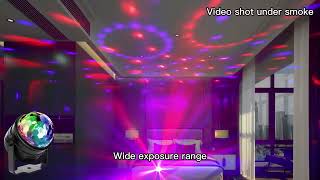 RGB Disco Party Lights for Parties Sound Activated Disco Ball Lights with Bluetooth Speaker [upl. by Fina943]