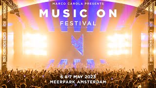 MUSIC ON FESTIVAL 2023  TWO EPIC DAYS IN AMSTERDAM [upl. by Ahsyekal]