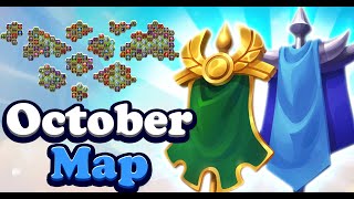 Hero Wars Mysterious Island October Map [upl. by Elletnahc]