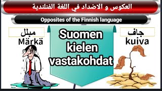 Helppo tapa oppia suomen synonyymejä ja vastakohtia Yli 200 sanaaEasy Way to Learn Finnish Synonyms [upl. by Prentice]