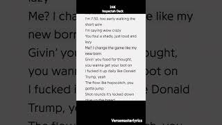 24K Inspectah Deck Verse 2 Inspectah Deck [upl. by Ylebmik]