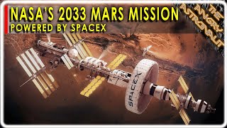 New 2033 NASA Mars Mission Powered by SpaceX and nuclear propulsion [upl. by Dambro]