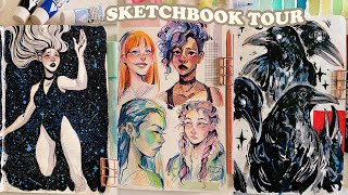 ✨🌈🌻 2021 sketchbook tour 🌻🌈✨ [upl. by Evelin498]