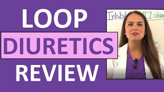 Loop Diuretics Pharmacology Nursing Mechanism of Action Furosemide [upl. by Peggir]