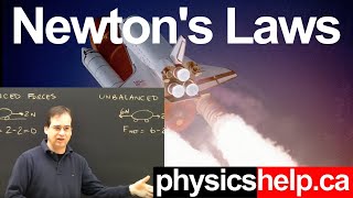 Newtons First amp Second Law Part 1 physics lesson [upl. by Amees]