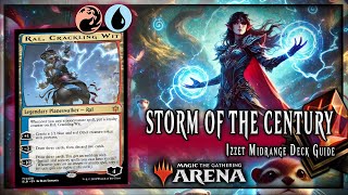 ⚡️ Rals Crackling Wit Shocks Mythic Ladder  MTG Arena Izzet Storm Deck Guide [upl. by Ahtaela]