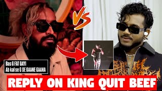 EMIWAY TALKING ABOUT THIS  KINGs BROTHER REFERENCE  EMIWAY VS KING  REPLY ON KING QUIT BEEF [upl. by Rennob26]