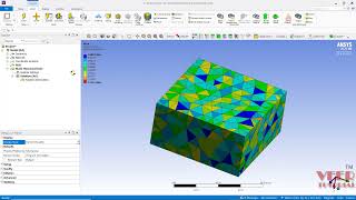 ANSYS workbench  Element Quality  meshing [upl. by Assadah]