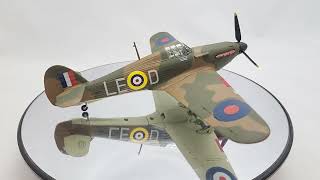 Franklin Mint Armour Collection 148 Diecast Hawker Hurricane MK1 UK RAF 242 Canadian [upl. by Michel]