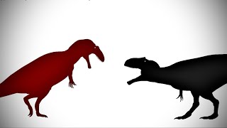 Acrocanthosaurus vs Gigantosaurus [upl. by Ailiec]