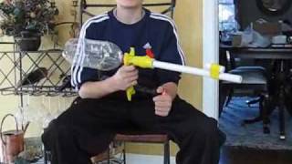 How to Make a high powered Nerf Rifle Tutorial [upl. by Terag]