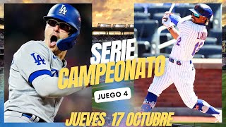 🔴NEW YORK METS VS LOS ÁNGELES DODGERS 💥EN VIVO JUEVES 17 OCTUBRE ⚾​ JUEGO 4 [upl. by Umeh]