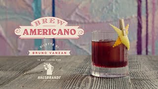 Ricetta Brew Americano con Bruno Vanzan  Cold Brew Coffee [upl. by Aliahs]