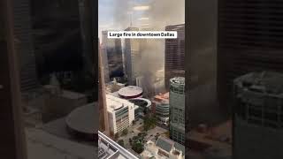 BREAKING Smoke billowing from Downtown Dallas following reported explosion shorts short [upl. by Dralliw]