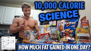 10000 Calorie Challenge SCIENCE Explained  How Much Fat Gained in One Day [upl. by Bent878]