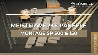 MeisterWerke Wandpaneele SP 300150wie ein Profi montieren [upl. by Tengler]