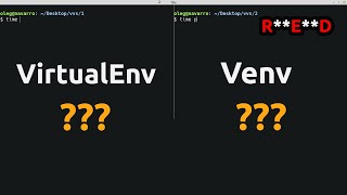 Python Virtualenv vs Venv  side by side comparison [upl. by Mcculloch321]