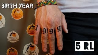 Birth Year Tattoo  Finger Tattoos idea [upl. by Williams]