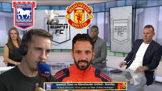 quotGary Nevilles Reaction to Ruben Amorims Debut Ipswich vs Man Utd Previewquot [upl. by Danette]