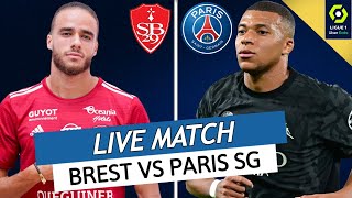 🔴🔵 BREST  PSG LIVE  🔥ALLEZ PARIS  🚨LA VICTOIRE OU RIEN  🏆LAPRES LIGUE DES CHAMPIONS  L1 [upl. by Compte]