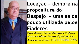 Fiança Demora do fiador na propositura da ação Uma saída possível para o fiador [upl. by Dnana]