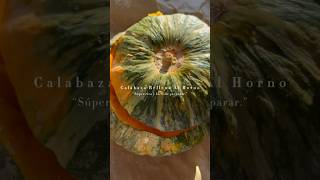 Calabaza Rellena Al Horno recetas asmr recetasfaciles calabaza fit recipe cooking recipes [upl. by Nileve]