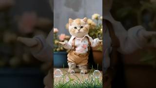 cute cat dance 🥀wish status💕🥀🥀new whatsapp statuscute puppy🥀trendingtrendshortsnew status [upl. by Ettesus]