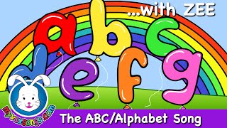 The Alphabet Song with lyrics  Nursery Rhymes [upl. by Einneb]